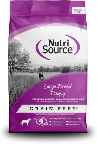 Vista 13 de NutriSource Alimento seco para perros sin granos para control de peso, pavo, harina de pescado blanco y harina de pescado Menhaden, 26 libras