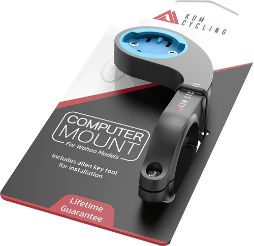 Vista 6 de KOM Cycling Wahoo Elemnt & Elemnt - Soporte de manillar delantero atornillado de soporte de bicicleta diseñado para Wahoo Elemnt & Elemnt Bolt &