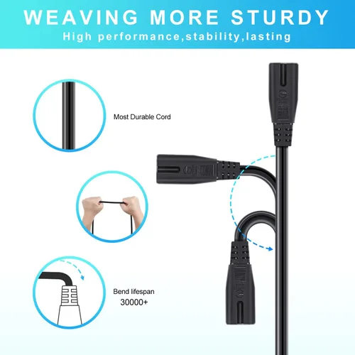 Vista 7 de Sopito Repuesto de cable de alimentación de CA (4 pies de largo) para silla reclinable Okin, Limoss, Pride, Lazboy, Berkline, etc.