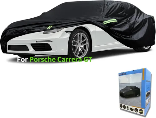 Vista 13 de Funda a medida para automóvil Porsche, 7 capas de cubierta impermeable para todo tipo de clima, para exteriores, cubierta completa contra la lluvia