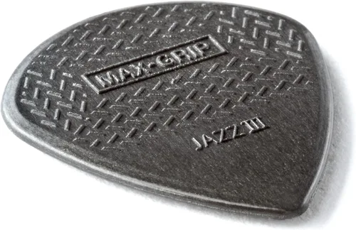 Vista 2 de Jim Dunlop Max-Grip® Jazz III Carbon Fiber Pick 1.38MM - 24 Pack