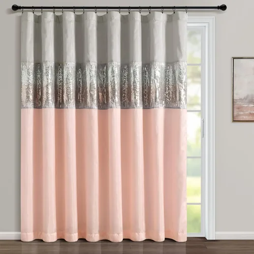 Vista 29 de Lush Decor Night Sky Panel de cortina 100 % opaco, para sala, dormitorio, comedor (cortina individual), 42 pulgadas de ancho x 84 pulgadas de largo