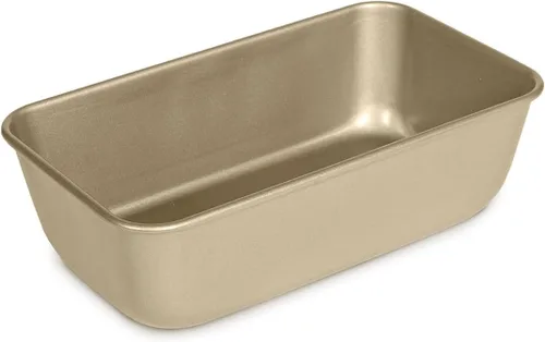 Glad Molde para hornear pan antiadherente, utensilios de metal resistente para pan y pasteles, 9.5 x 5.5 x 3 pulgadas (paquete de 6)