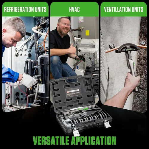 Vista 6 de Hilmor 1926598 Bender Kit compacto con plegado reversible