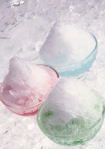 Vista 6 de JapanBargain, Japanese Shaved Ice Machine Hand Crank – Manual Snow Cone Maker & Slushy Machine for Kids and Adults, Non-Electric, Includes Ice Mold