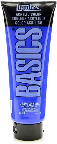 Vista 97 de Liquitex BASICS Pintura Acrílica, Tubo de 250ml (8.5 oz), Azul Ftalocianina