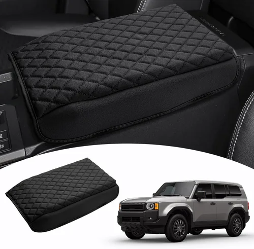 Vista 9 de Shademax Funda de consola central para Tesla Model Y Juniper 2025-2026 / Modelo 3 Highland 2024-2026 Cojín para reposabrazos Funda de cuero