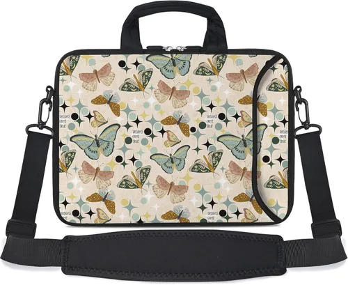Vista 20 de RICHEN - Bolso bandolera de 10 pulgadas con asa, funda para laptops, notebooks, tablets infantiles de 7 a 10.2 pulgadas