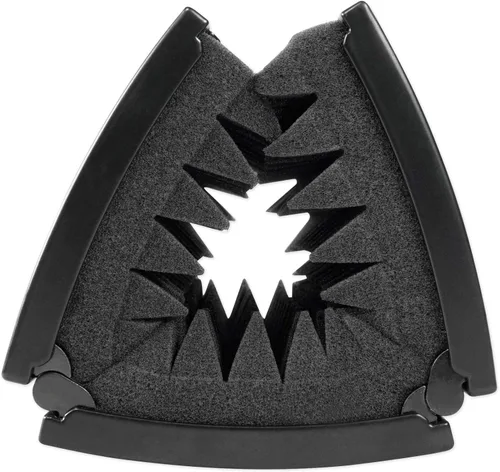 Vista 3 de Rockville RockShield 1 Escudo de aislamiento de micrófono de estudio de 3 paneles, espuma amortiguadora de sonido, accesorio de micrófono