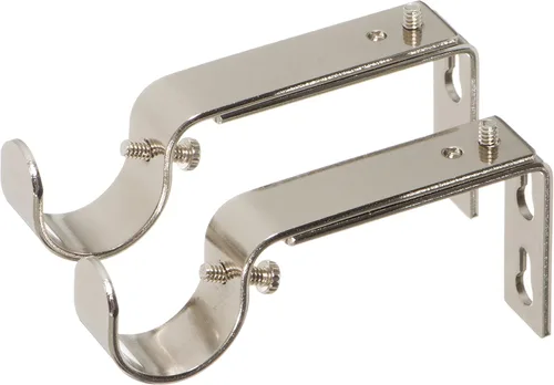 Vista 40 de Ivilon Soportes ajustables para barras de cortina - para barras de 1 o 1 1/8 pulgadas. Juego de 2 - Negro antiguo