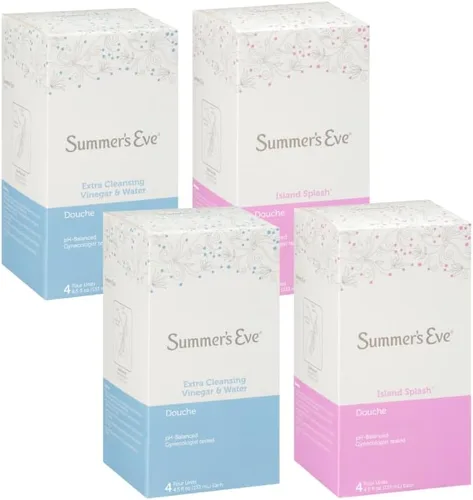 Vista 6 de Summer's Eve Douche, limpieza completa, ducha vaginal para mujeres, 4.5 onzas cada una (paquete de 3)
