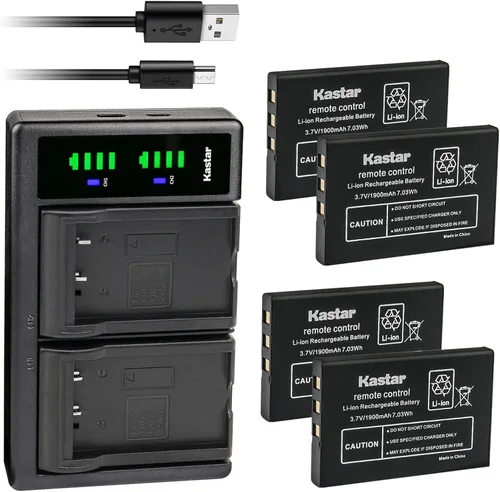 Vista 7 de Kastar Cargador de batería USB LTD2 compatible con Nevo C3, UEI-NEVO C3, One for All ARRX18G, URC 11-8603, URC 8603, Xsight Touch