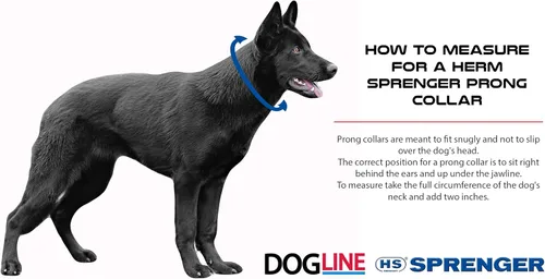 Vista 3 de Herm Sprenger Collar de entrenamiento para perros de acero inoxidable con hebilla de liberación rápida Ultra-Plus Collar de pellizco para mascotas