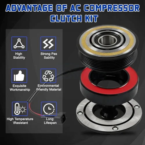 Vista 3 de CO 9777C 7SBH17C Reemplazo del embrague del compresor de CA para Ford Explorer 2011-2015 Interceptor de policía Sedán/Utilidad motor de 3.5 litros