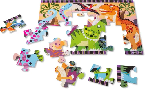 Vista 10 de Melissa & Doug Traffic Jam Rompecabezas jumbo (24 piezas, 2 x 3 pies de largo)