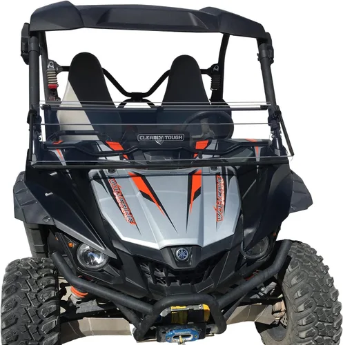 Vista 3 de Clearly Tough Yamaha Wolverine LEXAN¨ Parabrisas resistente a los arañazos UTV, Completo