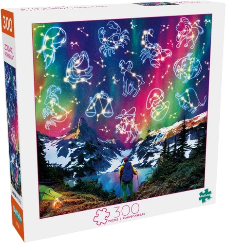 Vista 3 de Buffalo Games - Zodiak Mountain - Rompecabezas de 300 piezas grandes