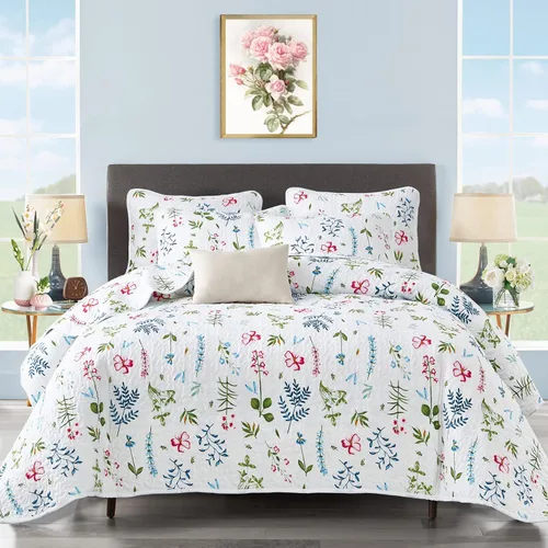 Vista 10 de UOZZI BEDDING Juego de edredón reversible de 2 piezas para niños, tamaño individual de 68 x 86 pulgadas, colcha de microfibra suave y ligera, juego