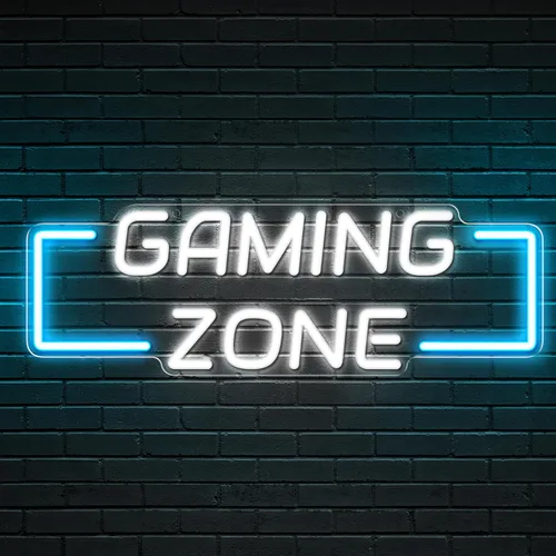 Vista 11 de Señal de Neón de Juego de Kavaas, Señal de Neón de Controlador para Decoración de Sala de Juegos - Señal de Neón de Juego para Decoración