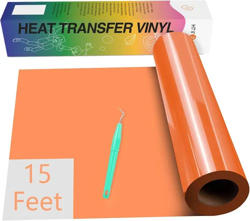 Vista 47 de HTVRONT - Rollos de vinilo termotransferible (HTV) azul marino, 12 pulgadas x 15 pies de vinilo de planchado para Cricut y Silhouette Cameo