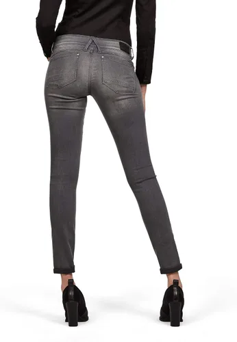 Vista 2 de G-Star Raw Jeans ajustados Lynn de tiro medio para mujer Medium Aged Grey 25