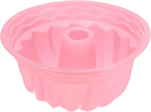 Vista 10 de uxcell Molde de silicona para tartas, sartén antiadherente de 9.5 pulgadas para pasteles estriados, chocolate, pastel de queso, pan, marrón