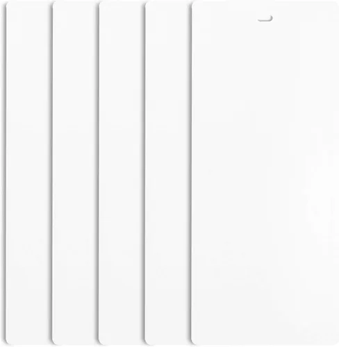 Vista 7 de DALIX Láminas de repuesto para persianas verticales de PVC, curvadas, lisas, blancas, 98.5 x 3.5 (paquete de 2)