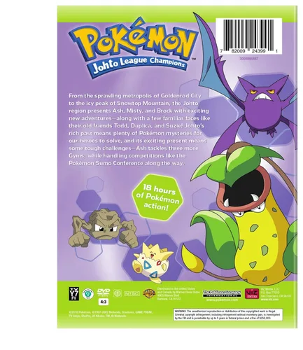 Vista 2 de Pokemon Johto League Champions CC DVD