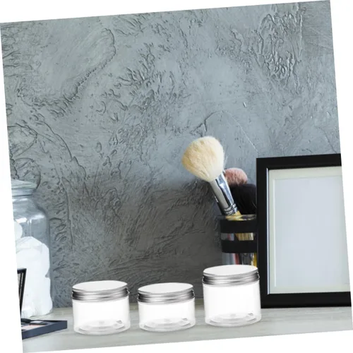 Vista 6 de FOMIYES Frascos concentrados Viajes Maquillaje Contenedores 3pcs Redondo Crema Botellas de Muestra de Crema
