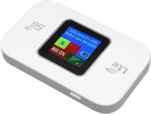 Vista 4 de 4G LTE WiFi Modem, 300Mbps High Speed Mobile WiFi Router with WPA WPA2 Encryption for Phone Tablet Laptop