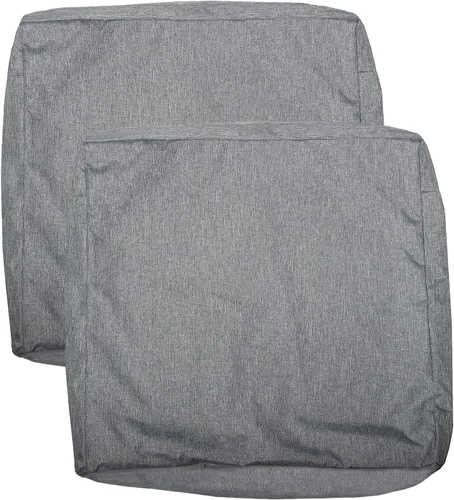 Vista 22 de Fundas de Cojines para Asientos de Patio, Fundas Deslizantes Lavables de Repuesto, Funda Impermeable para Cojín de Almohada de Silla de Muebles