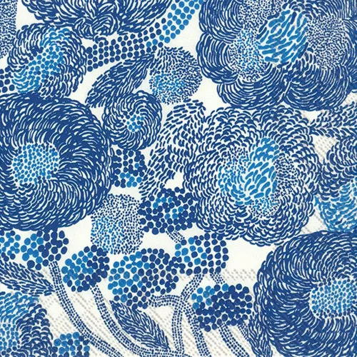 Vista 22 de IHR Ideal Home Range Servilletas de cena Marimekko desechables de 3 capas de papel, 8.5 x 4.5 pulgadas, Juhannustaika, 16