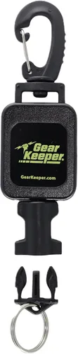 Vista 3 de Gear Keeper Locking Large Scuba Dive Light & Camera Retractor - Scuba Gear with Heavy-Duty Snap Clip Mount & QC-II Split Ring Accessory - Scuba
