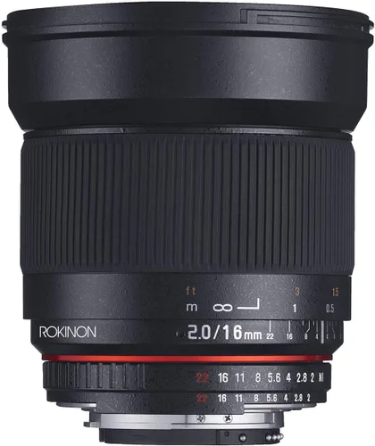Vista 6 de Rokinon 16MAF-N lentes asférica, de gran angular 16 mm f/2.0