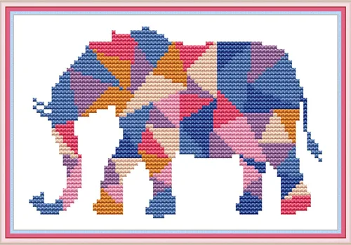 Vista 17 de ITSTITCH Kits de punto de cruz estampados, 11 quilates, 13 x 17 pulgadas, 100% algodón, kits de iniciación de bordado con patrones fáciles