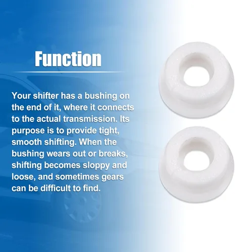 Vista 4 de uxcell Buje de cable de cambio para Ford Transit Connect Transmission Range Selector Cable Buje Reemplazar KV6Z-7K340-A/DG9Z-7K340-A