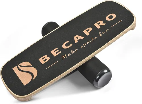 Tabla de equilibrio con tapones ajustables de madera - 3 opciones de distancia diferentes - Equipo de ejercicio de equilibrio para trabajo de