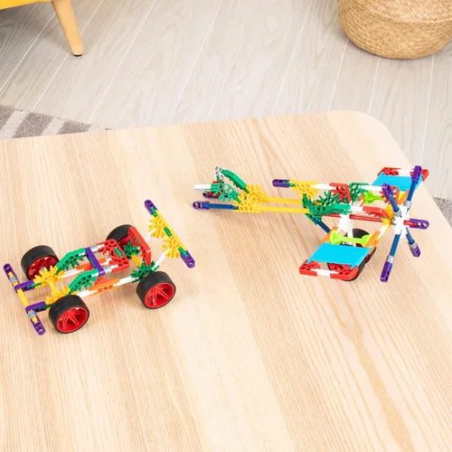 Vista 2 de K'NEX Custom Cruisers - Juego de 30 modelos con bolsa de almacenamiento, kit de construcción STEM, construcción para niños, juguete creativo
