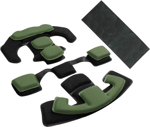 Vista 14 de Almohadillas tácticas para casco de Airsoft, almohadilla protectora de espuma viscoelástica interna de espuma de memoria, almohadilla de protección