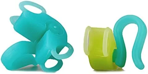 Vista 2 de 12pcs/Set Silicona Boca Prop Bite Block Látex Libre Dental 275.0 °F Esterilizado