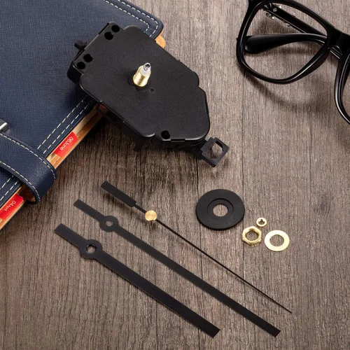 Vista 5 de Gejoy Pendulum Clock Mechanism Replacement Kit Replacement Long Shaft Quartz Clock Hands Movement Mechanism for DIY