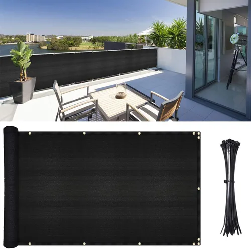 DearHouse - Protector de pantalla para balcón, protección contra el sol para porche, para exteriores, patio, balcón para protegerse del sol,