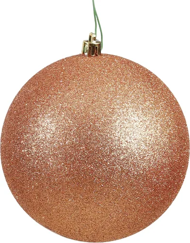 Vista 36 de Vickerman Adorno de bola de caramelo de oro antiguo de 10 pulgadas