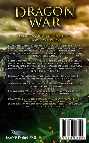 Vista 2 de Dragon War Riders of Fire, Book Five - A Dragons' Realm novel
