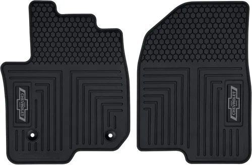 Plasticolor 001796R01 Chevrolet Silverado - Alfombrillas de piso para vehículos delanteros de ajuste personalizado de fábrica, modelos 2019-2023,