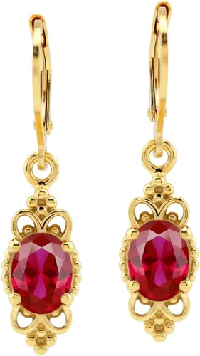 Vista 60 de Silvershake - Aretes de plata de ley 925 con piedra natal ovalada, 8 x 6 mm, acabado antiguo o bañados en oro amarillo, estilo balinés, con cierre
