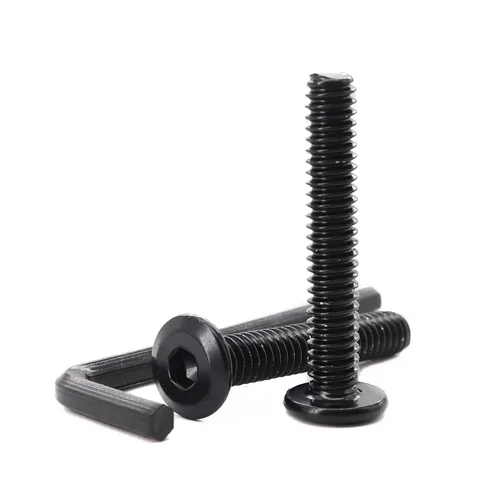 binifiMux 10 Uds. 1/4"-20 x 1-1/2" Remache negro avellanado Tornillos de conexión de acero inoxidable 304