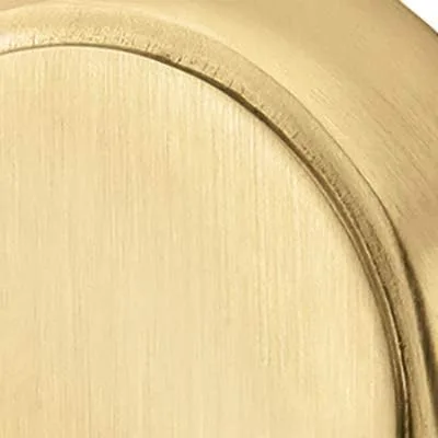 Emtek Modern Brass Double Hook with Matching Finish Rosette - Choice of 6 Finishes - 280911US4 - Neos (11) - Satin Brass (US4)