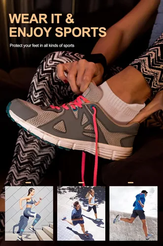 Vista 6 de CelerSport - Calcetines deportivos bajos al tobillo, deportivos (6 pares)