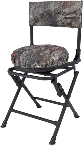 SUNGOOYUE Camping Chair, 360 Degree Rotating, Foldable, Fishing, Hiking, Picnic, 600D Oxford Cloth, Portable Outdoor Chair